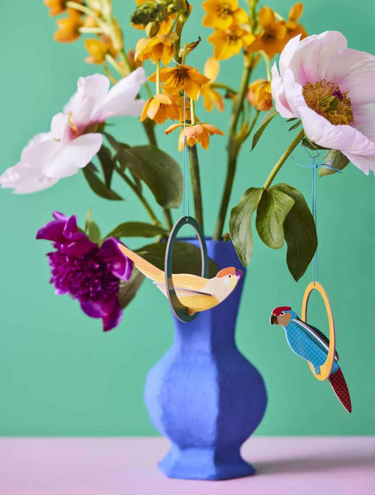 Parakeets - pop-out card | Studio Roof - de inKijk