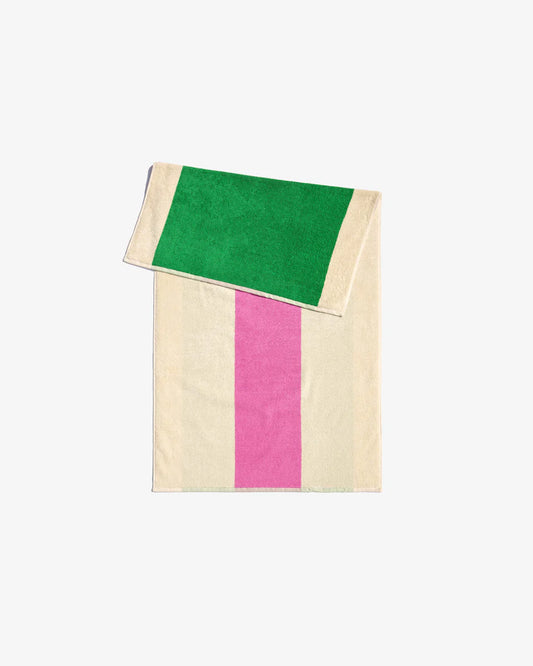Badhanddoek - pink/green | SUITE702 - de inKijk