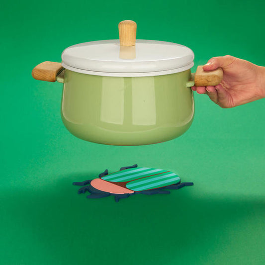 Trivet - The Beetles - pink | Balvi