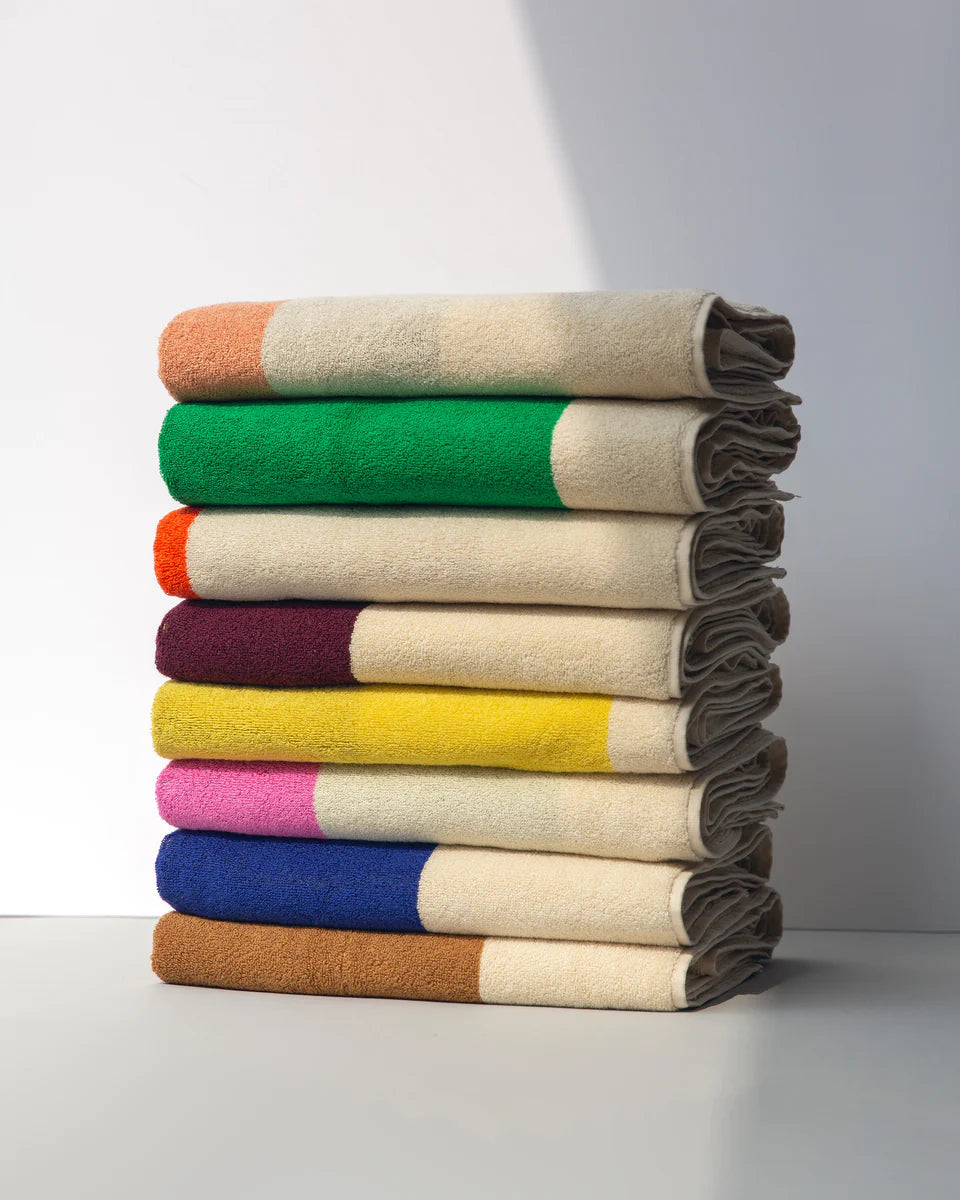 Badhanddoek - pink/green | SUITE702 - de inKijk