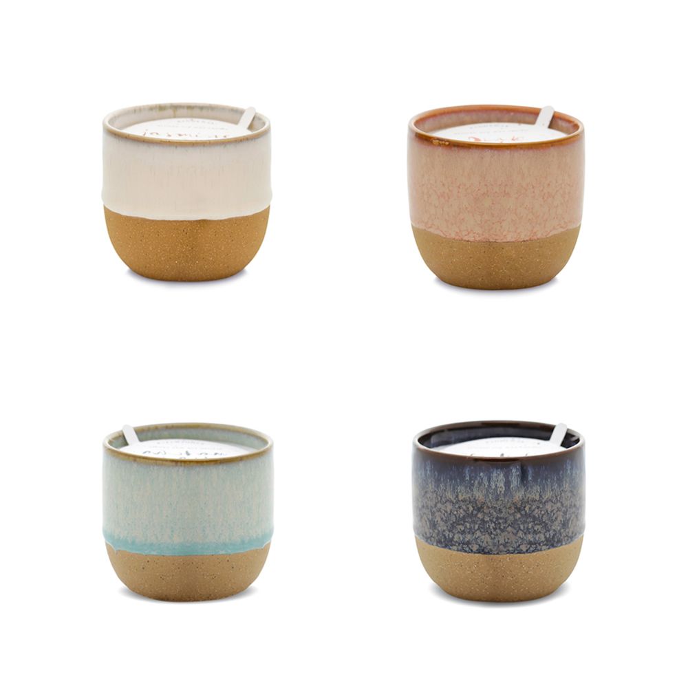 Ceramic candle - white : jasmine+bamboo | Paddywax
