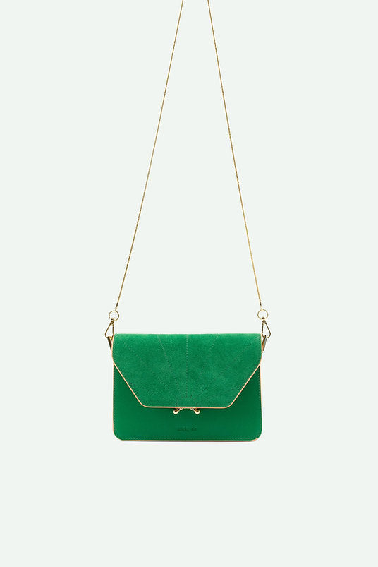 Shoulder bag - ton sur ton - paris green | Sticky Sis