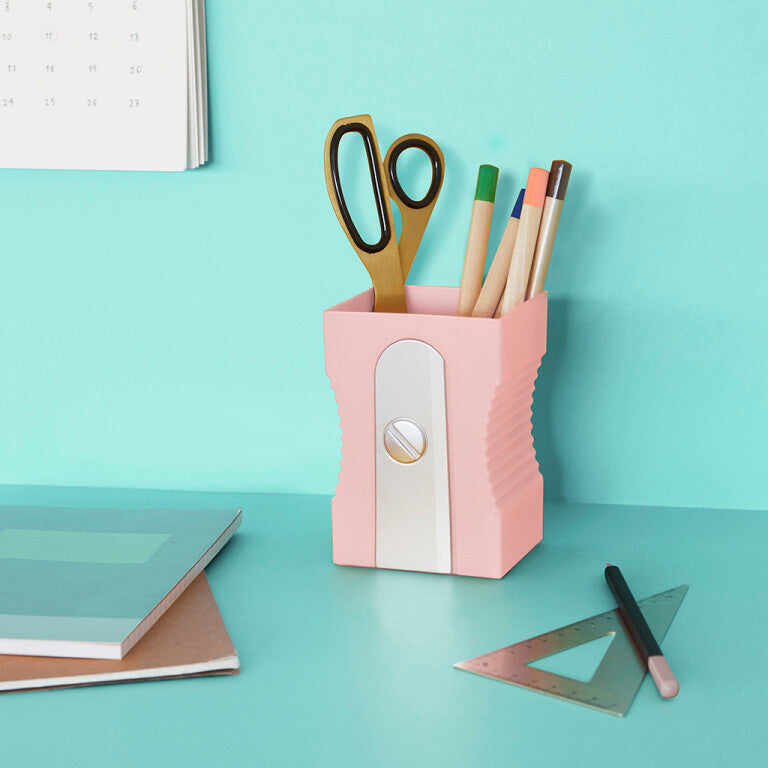 Pen Holder Sharpener - pink | Balvi