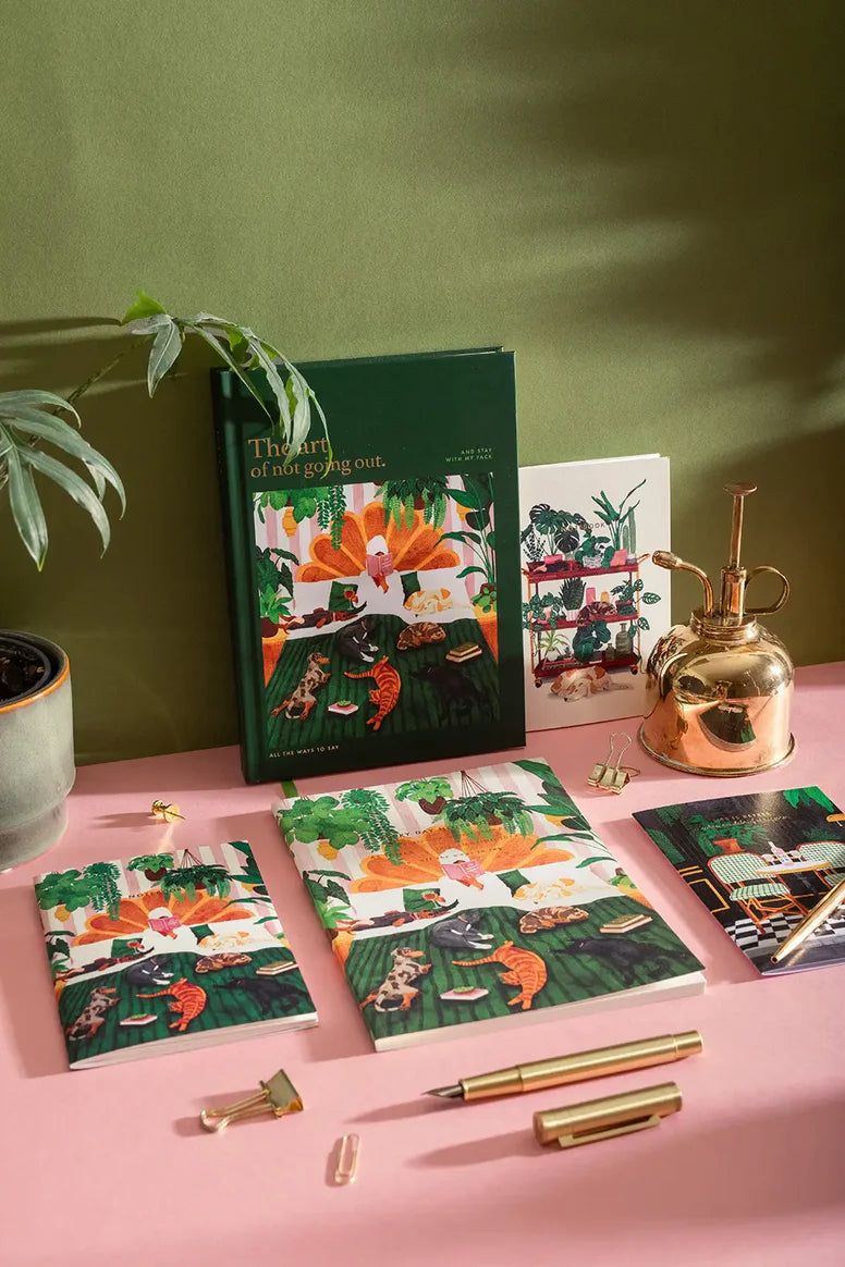 Life with Pets & Plants - Pocket Notebook A6 DUO | All the ways to say