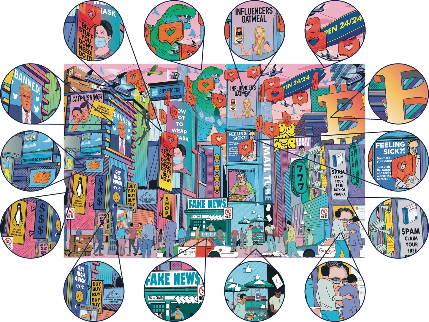 De Internet puzzel | Puzzle in a bag - de inKijk
