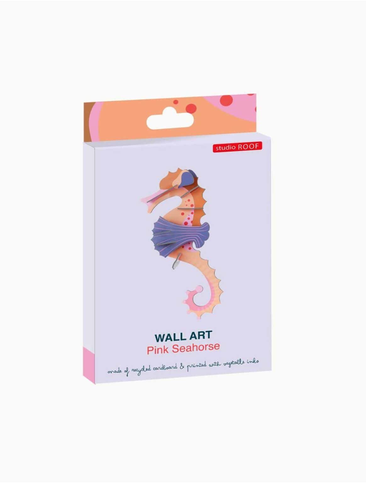 Pink Seahorse - muurdecoratie | Studio Roof - de inKijk