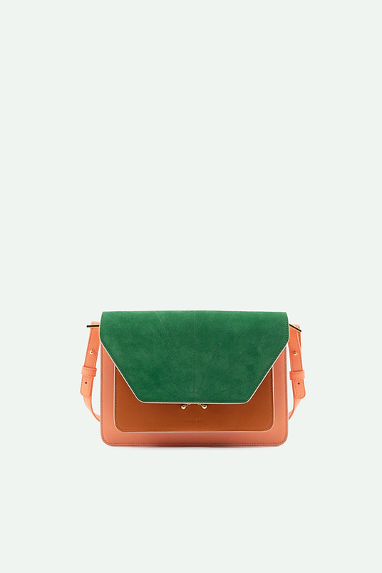 Satchel - coloré - french pink + croissant brown + paris green | Sticky Sis