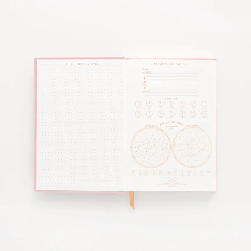 Hard Cover Suede Journal - Radiant rainbow | Designworks Ink
