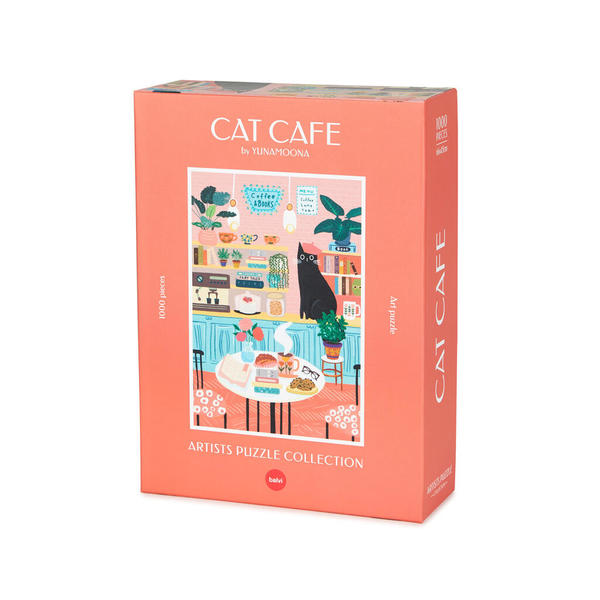 Puzzle Cat Cafe - 1000 pcs. | Balvi