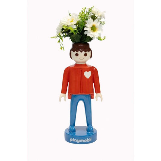 Ceramic Vase - Playmobil Men Red - 35 cm | Blogodesign