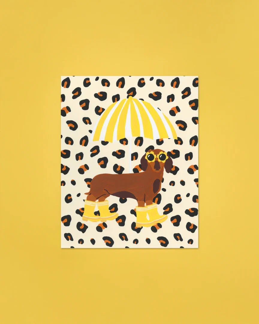 Paint by Numbers - Raining Teckel | Colorgang