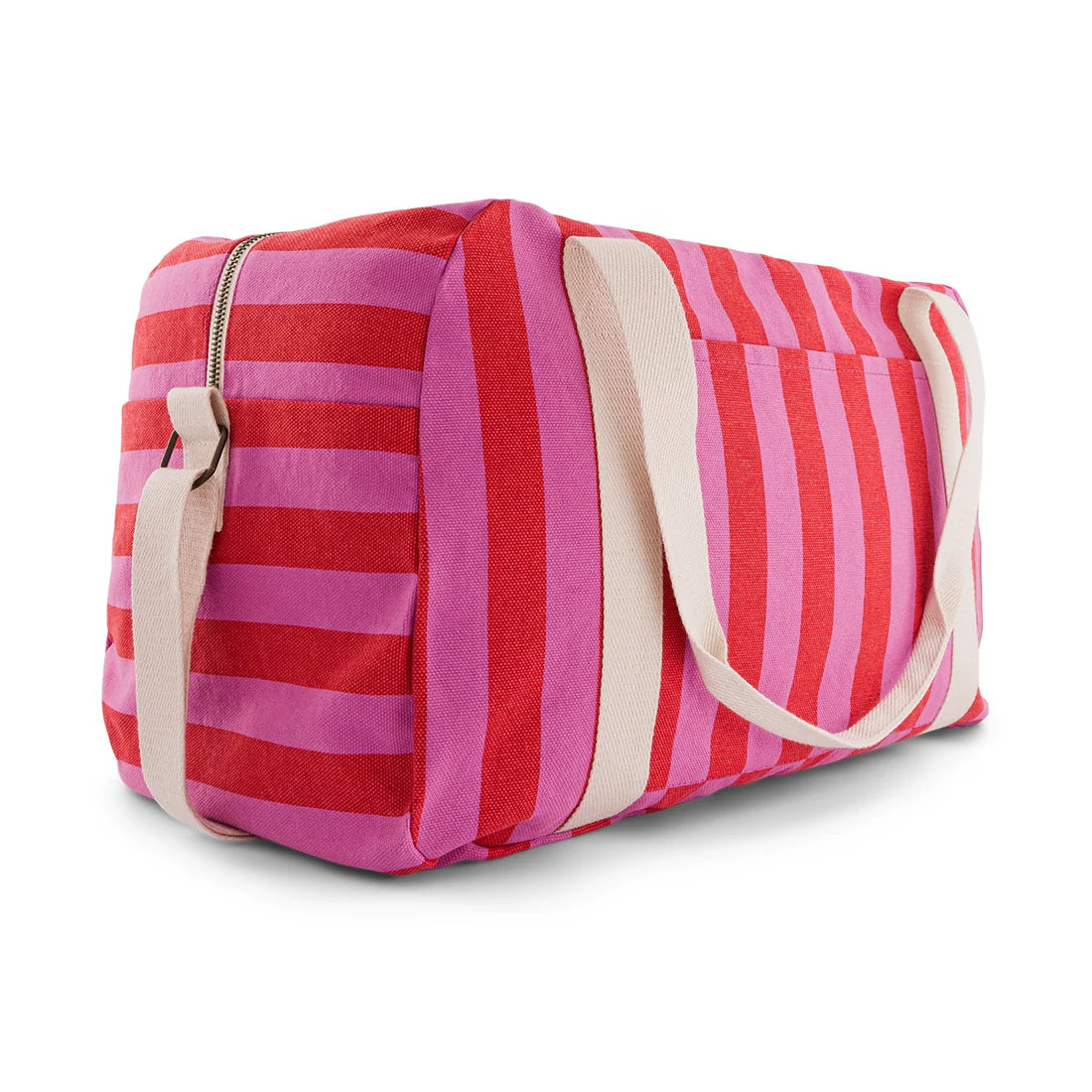 Bowling bag - Raphael - Orchid / Red Stripes | Rose in April
