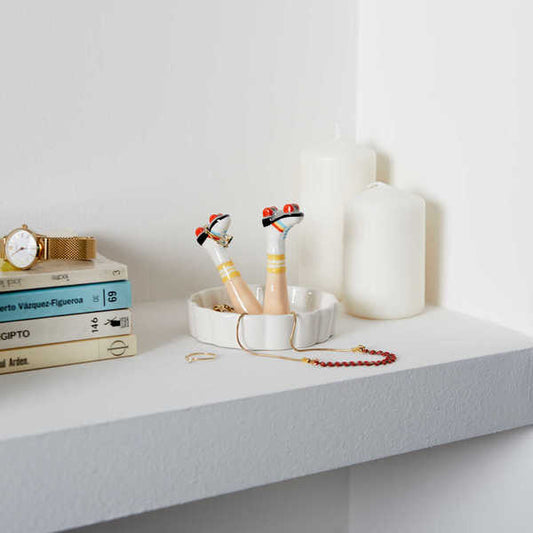 Ring holder - happy retro legs | Balvi