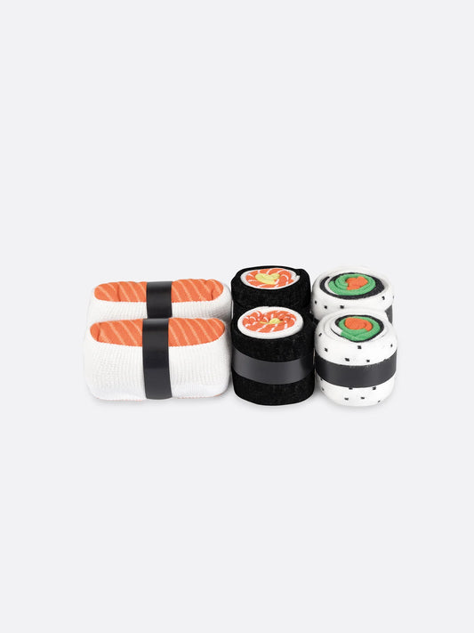 Socks - sushi box - 3 paar | Eat my socks - de inKijk