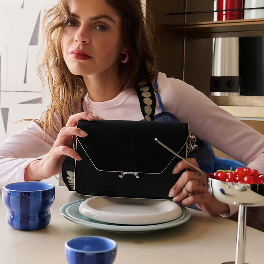 Shoulder bag - club chic - black | Sticky Sis