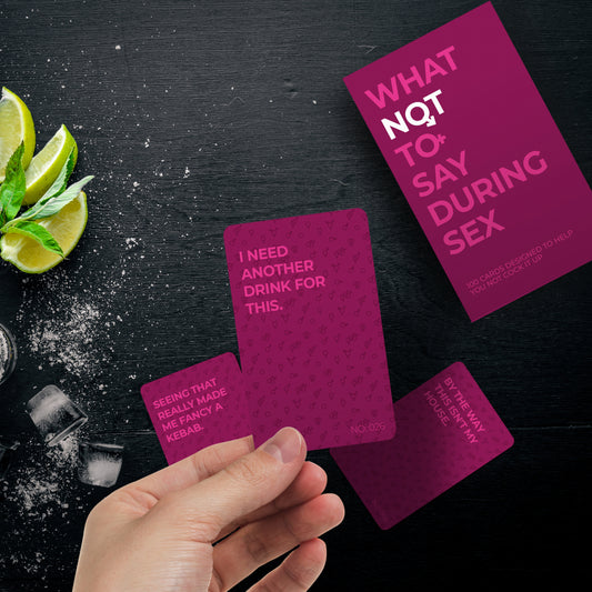 What not to say during sex | Gift Republic - de inKijk