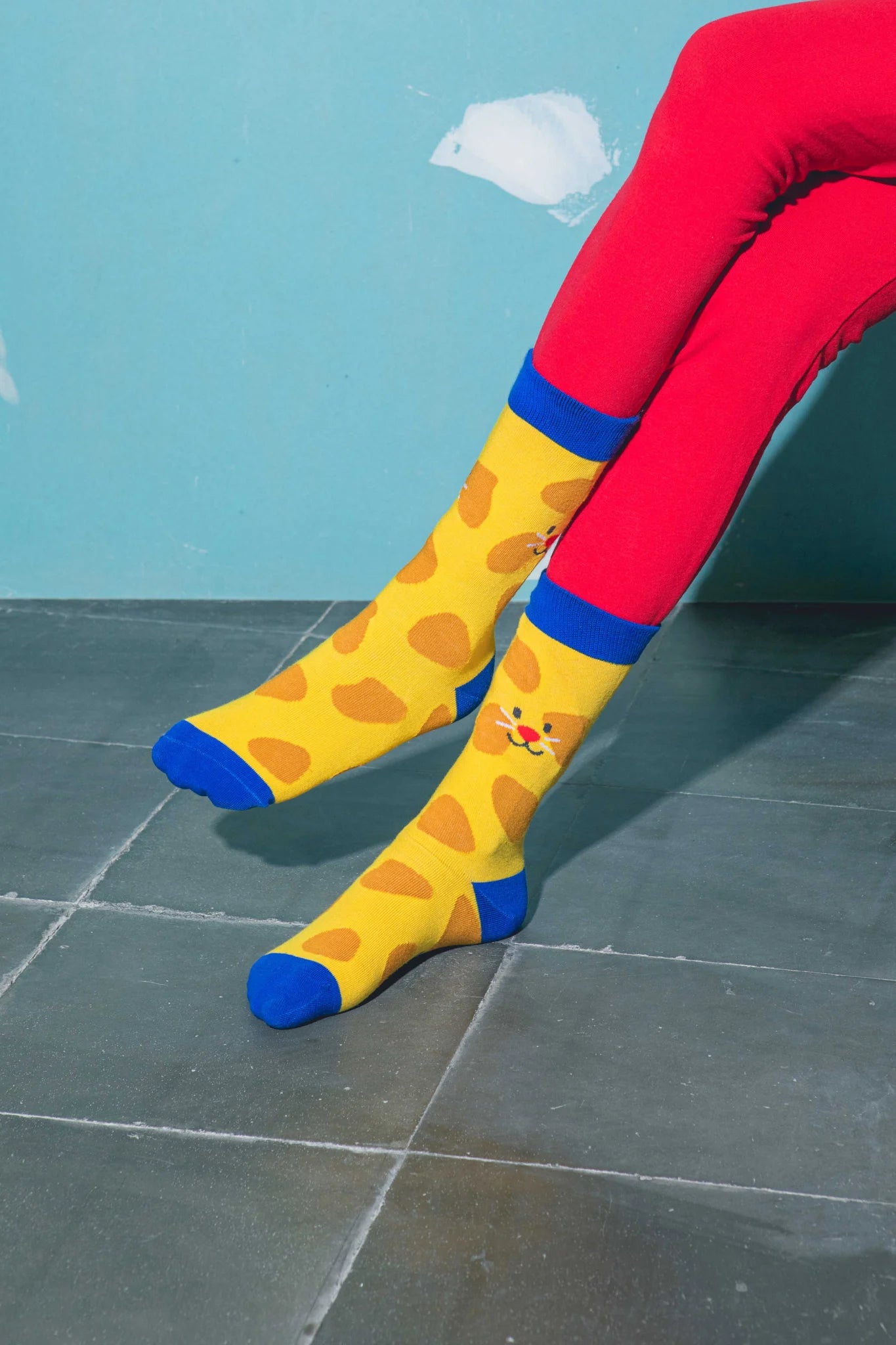 Kids Socks - smiley cat | Eat my socks - de inKijk
