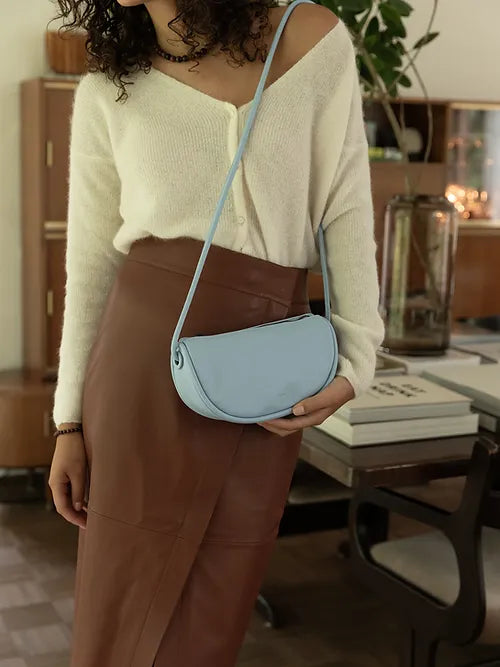Mitsu shoulder bag - sky blue | Monk & Anna - de inKijk