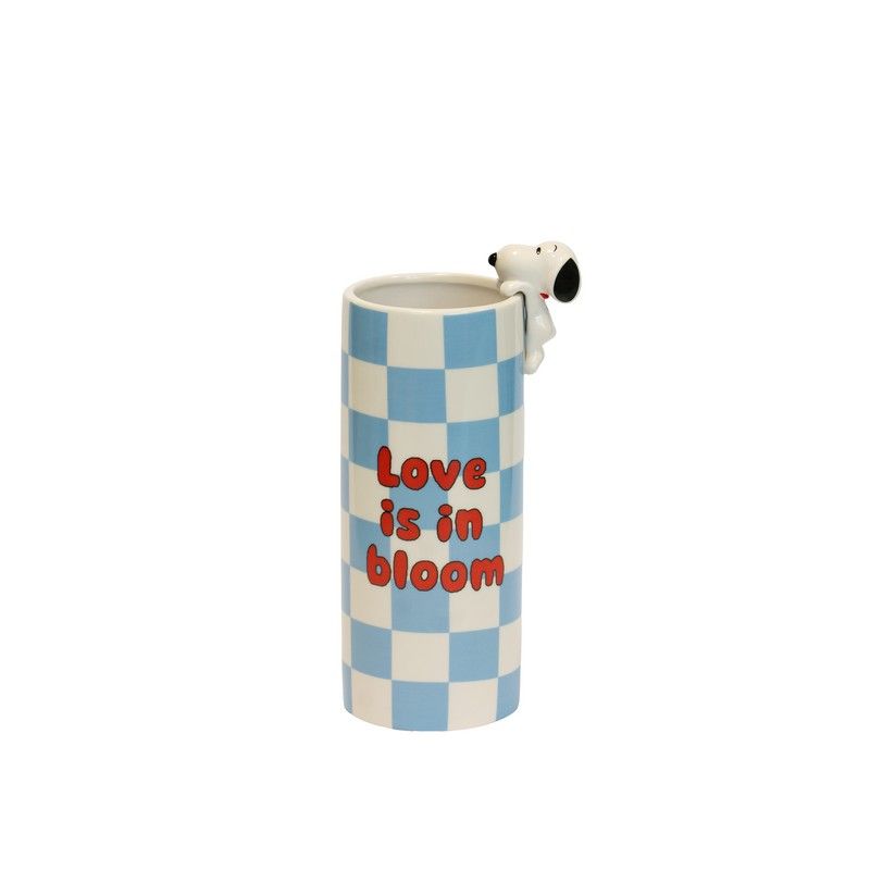 Vase Snoopy - Love is in Bloom - Blue | Blogodesign