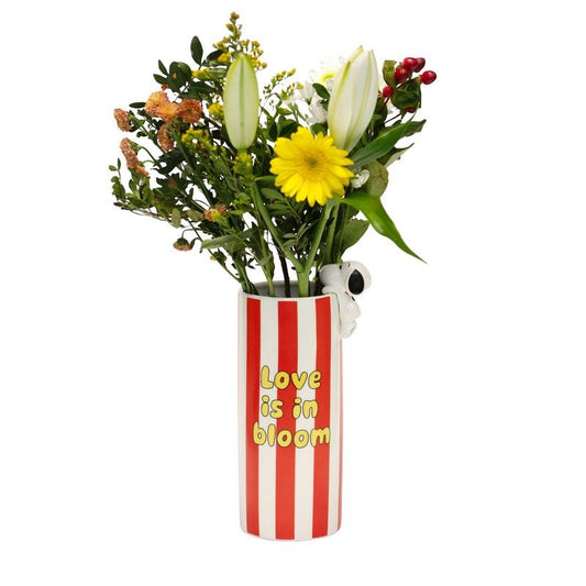 Vase Snoopy - Love is in Bloom - Red | Blogodesign