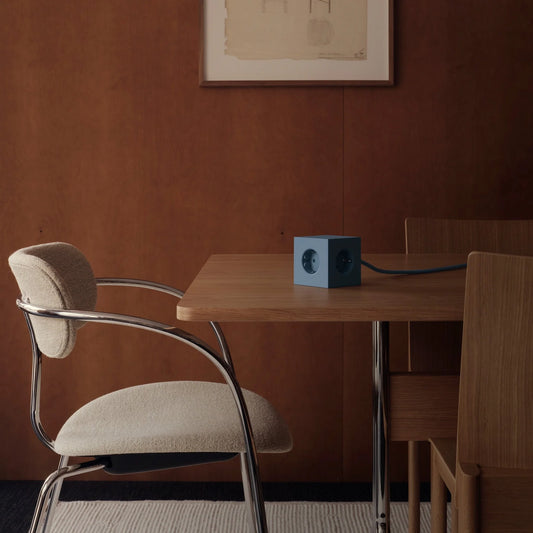 Square 1 stekkerdoos ( usb C ) - shark blue | Avolt - de inKijk