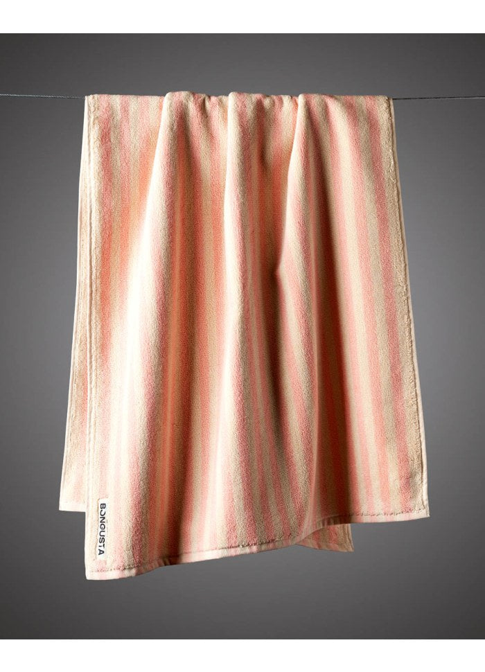 Naram bath towel - tropical & creme | Bongusta - de inKijk