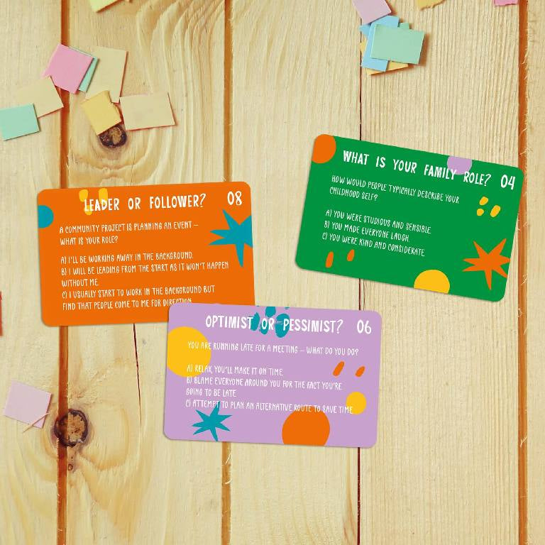 Personality test cards | Gift Republic