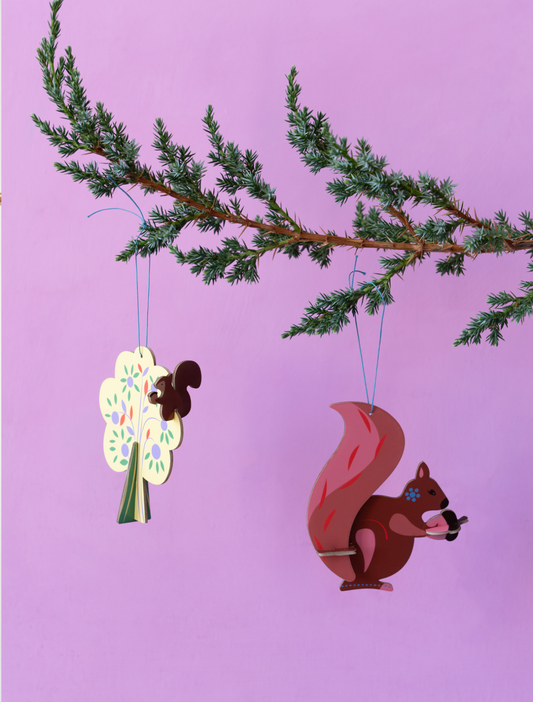 The Story Tree - Nordic Tales - Set van 2 - Kerstornamenten | Studio Roof