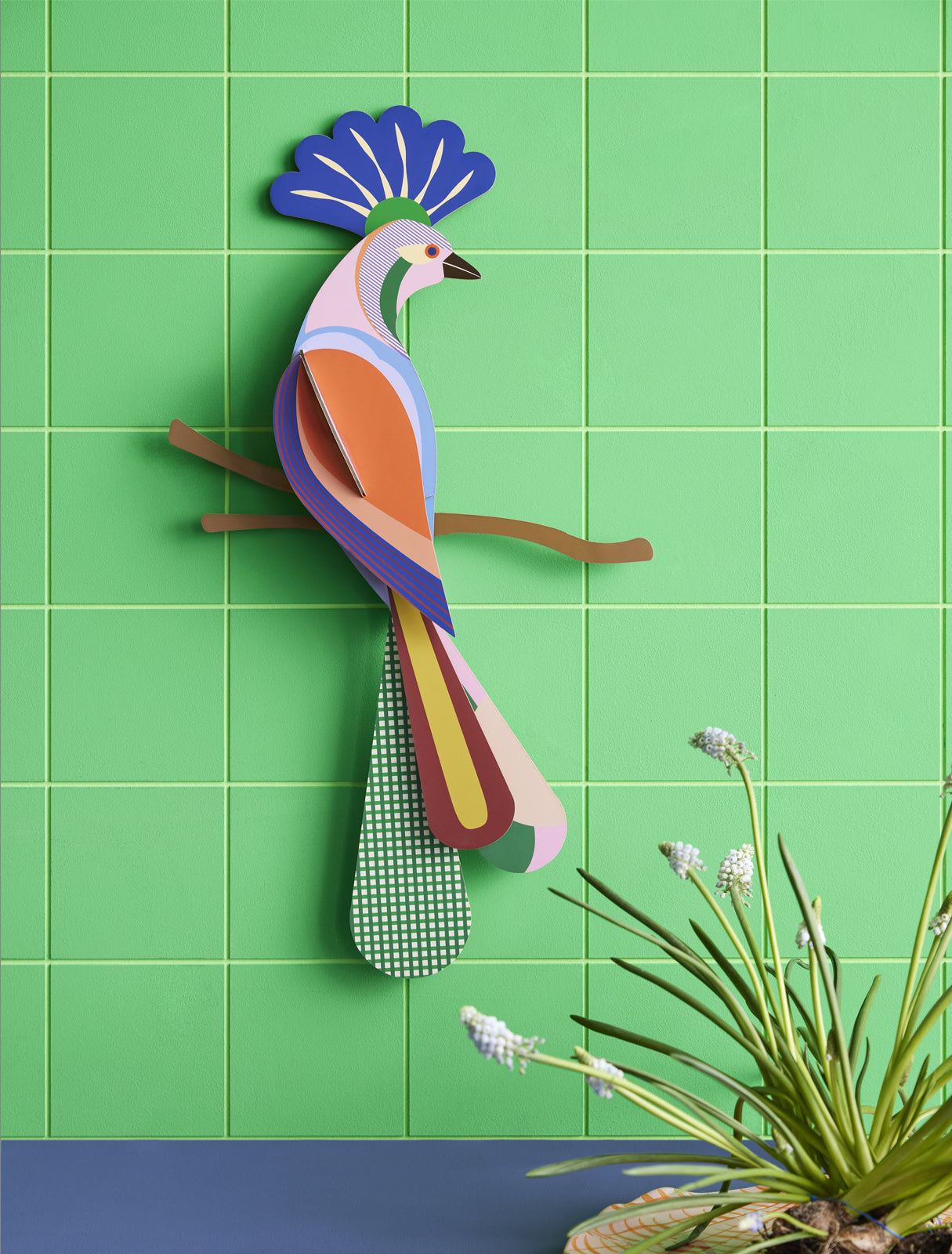 Paradise Bird Tinjil - muurdecoratie | Studio Roof