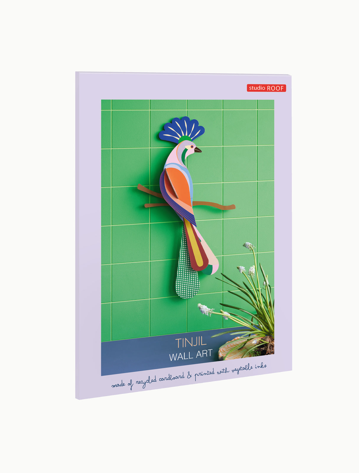 Paradise Bird Tinjil - muurdecoratie | Studio Roof