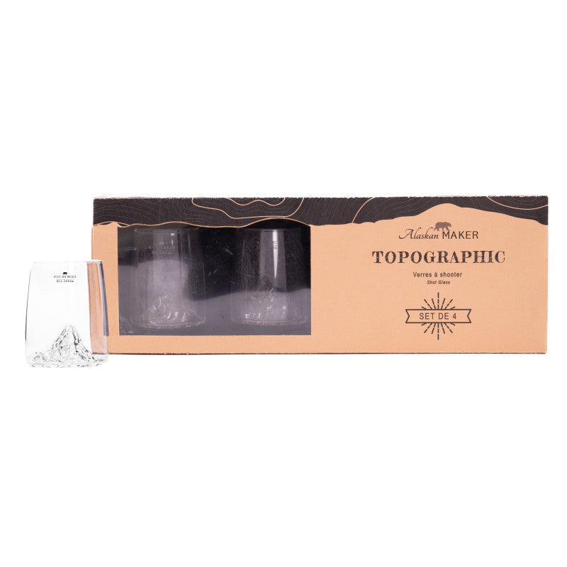 Gift box of 4 topographic shooters | Alaskan Maker