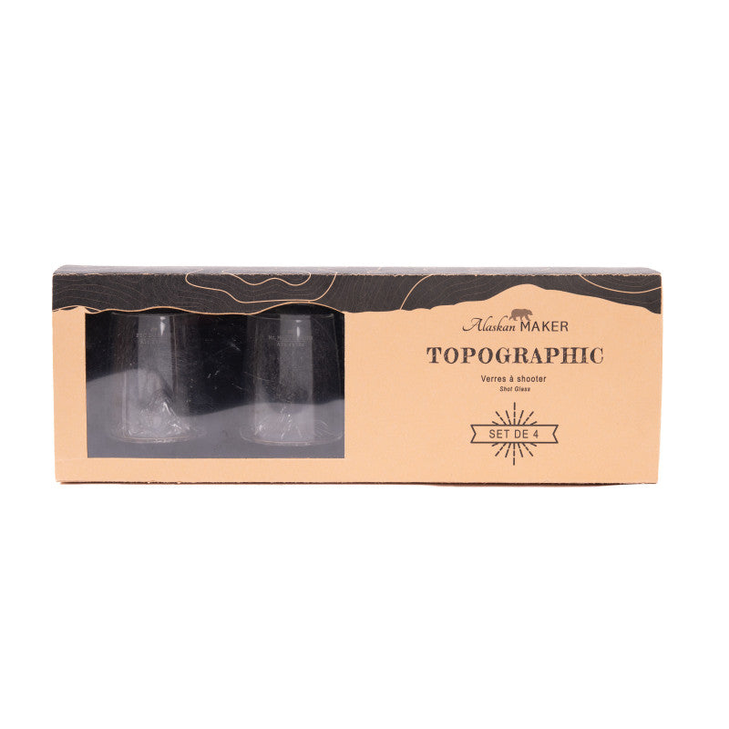 Gift box of 4 topographic shooters | Alaskan Maker