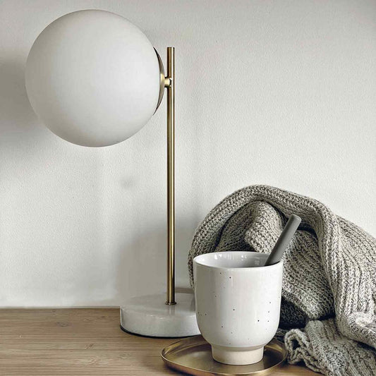 Beker tribu wit - klein | Opjet Paris - de inKijk