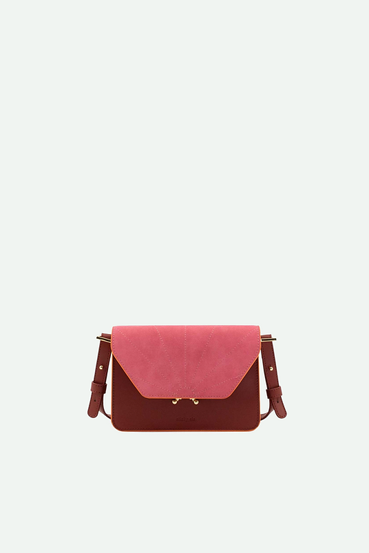 Shoulder bag - coloré - vin rouge + tulip pink | Sticky Sis