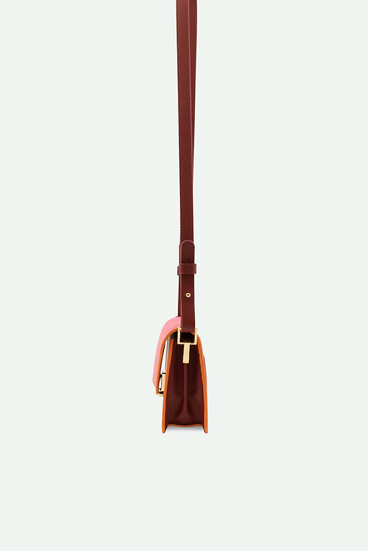 Shoulder bag - coloré - vin rouge + tulip pink | Sticky Sis
