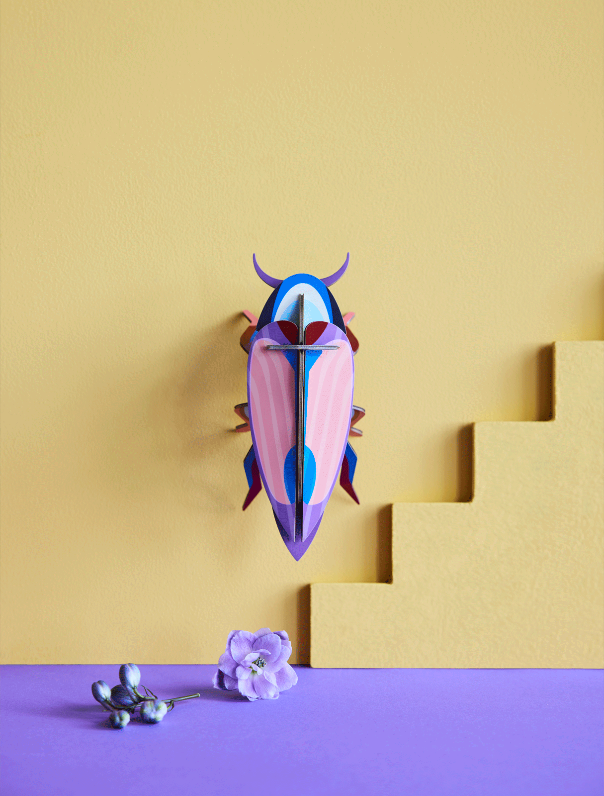 Violet Click Beetle - muurdecoratie | Studio Roof - de inKijk