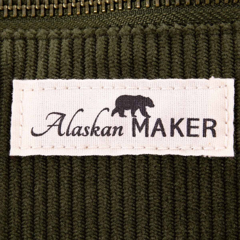 Fanny pack corduroy willow - khaki | Alaskan Maker - de inKijk