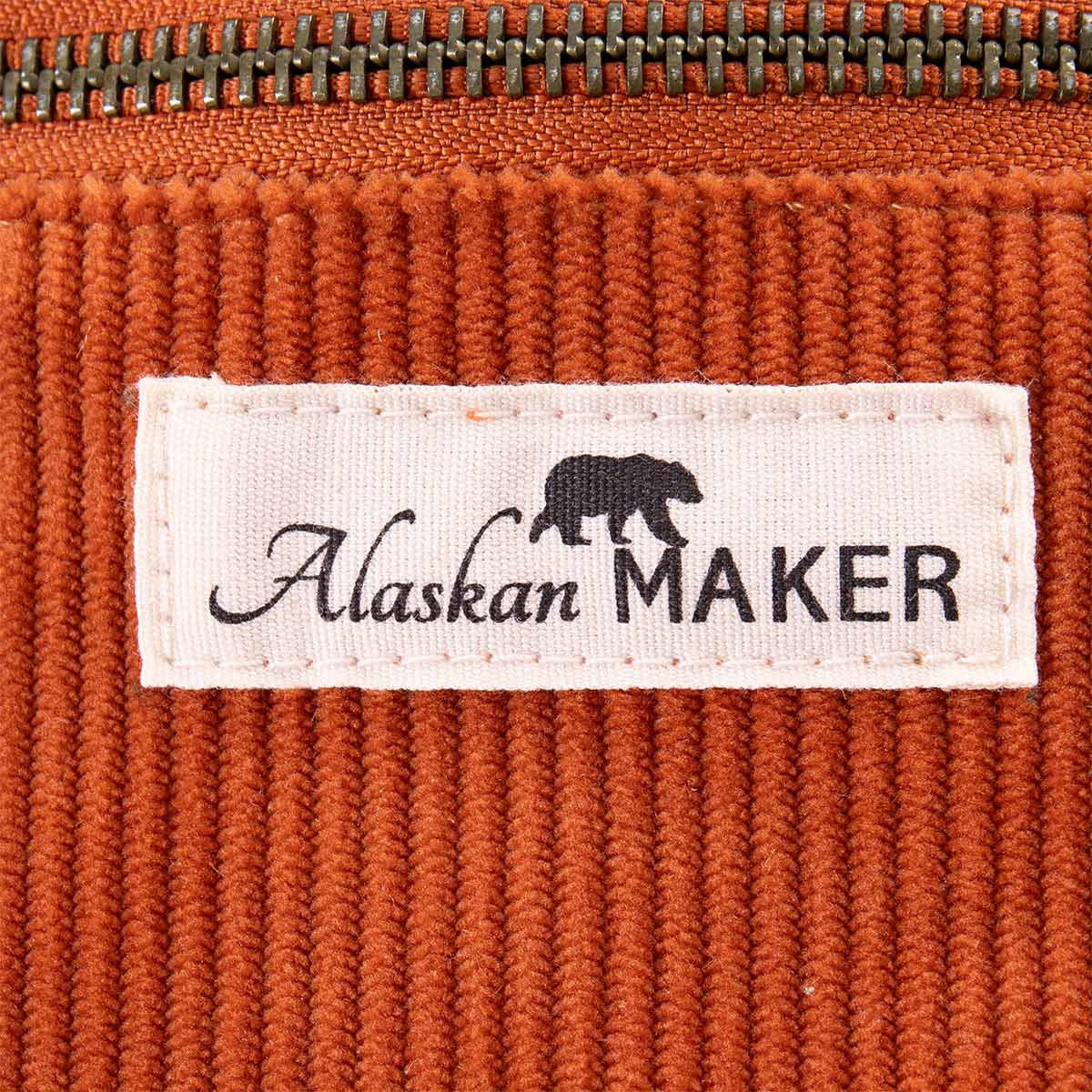 Fanny pack corduroy willow - rust | Alaskan Maker