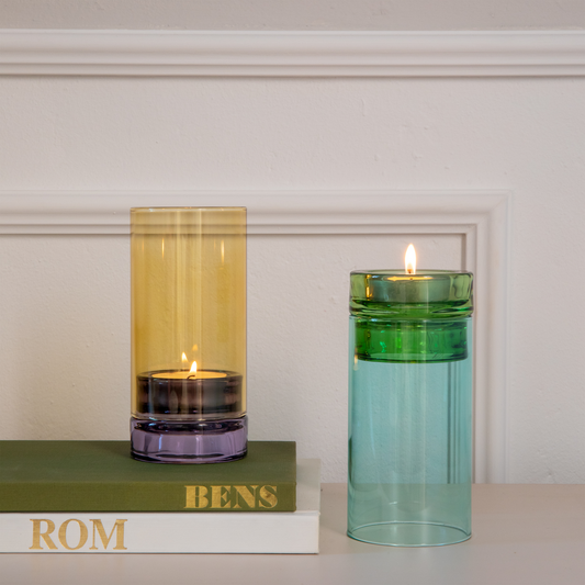 Glazen Theelichthouder - sky | Remember