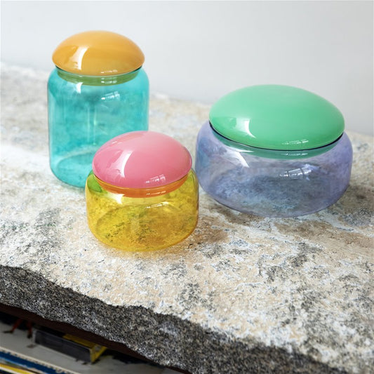 Puffy Jar - yellow | &Klevering - de inKijk