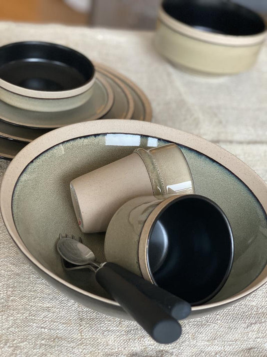 Beker wabi half zand - klein | Opjet Paris - de inKijk