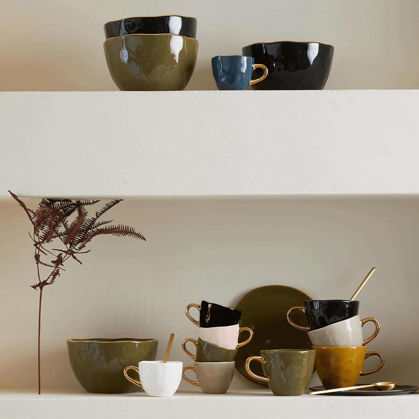 Kom - fir green - Ø14 cm | Urban Nature Culture - de inKijk