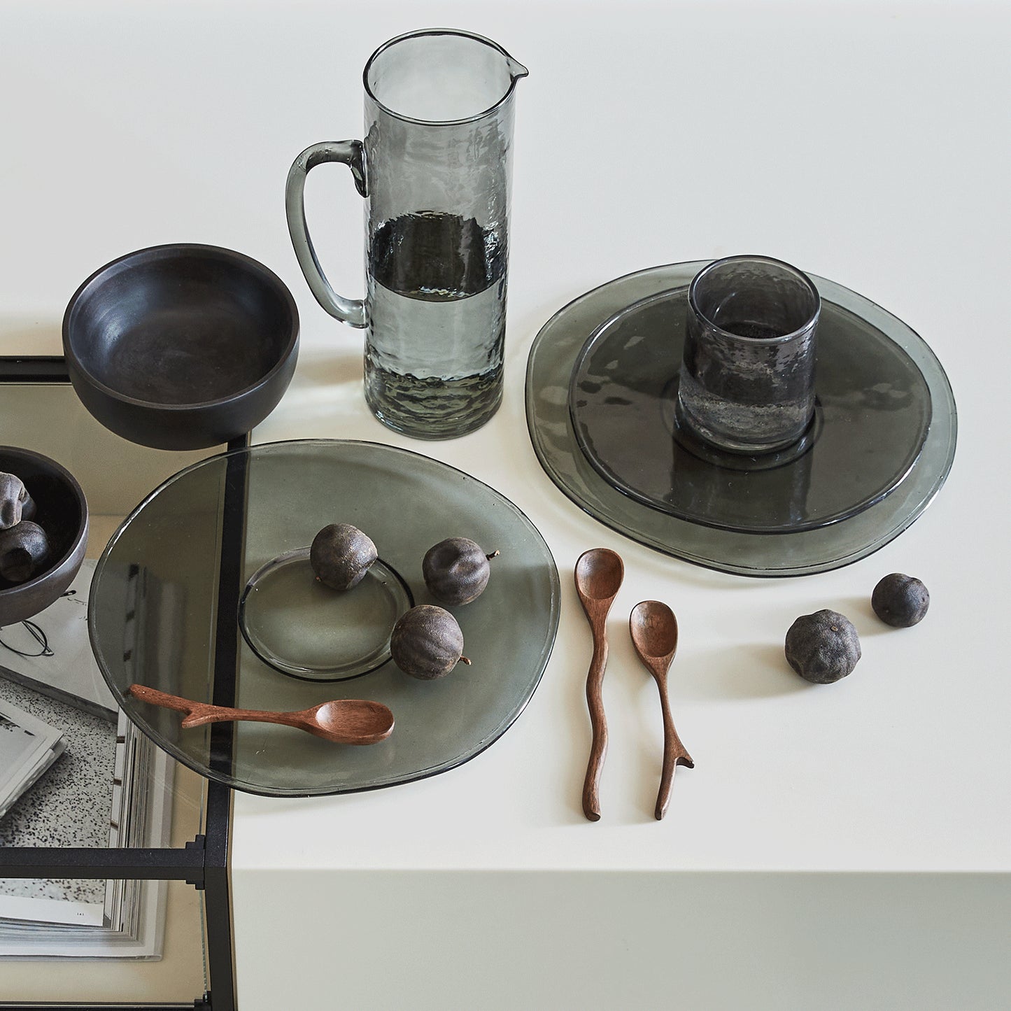 Tumbler gerecycleerd glas - ebony | Urban Nature Culture