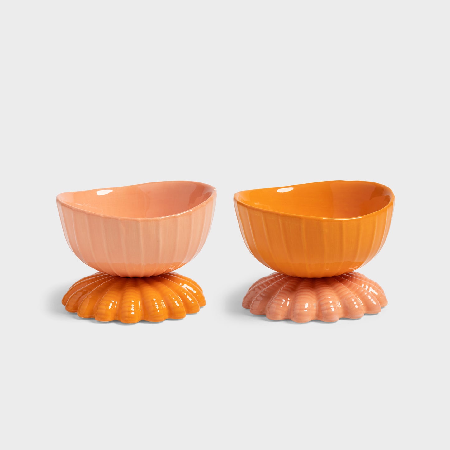 Coupe Clam - kommetjes- oranje | &Klevering