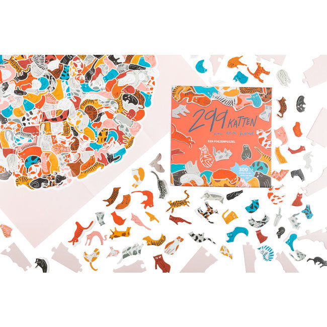 299 katten (en een hond): een poezenpuzzel | BISpublishers