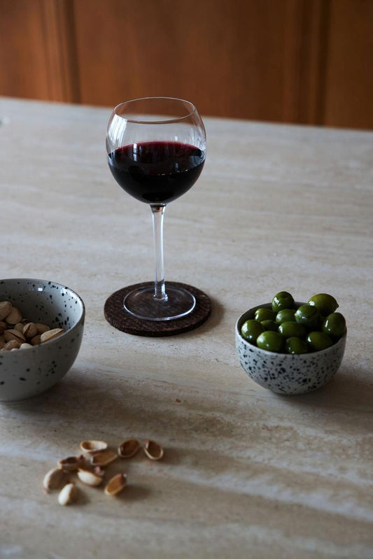 Kommen Ditte - grijs/zwart - small - set v. 2 | Sagaform - de inKijk