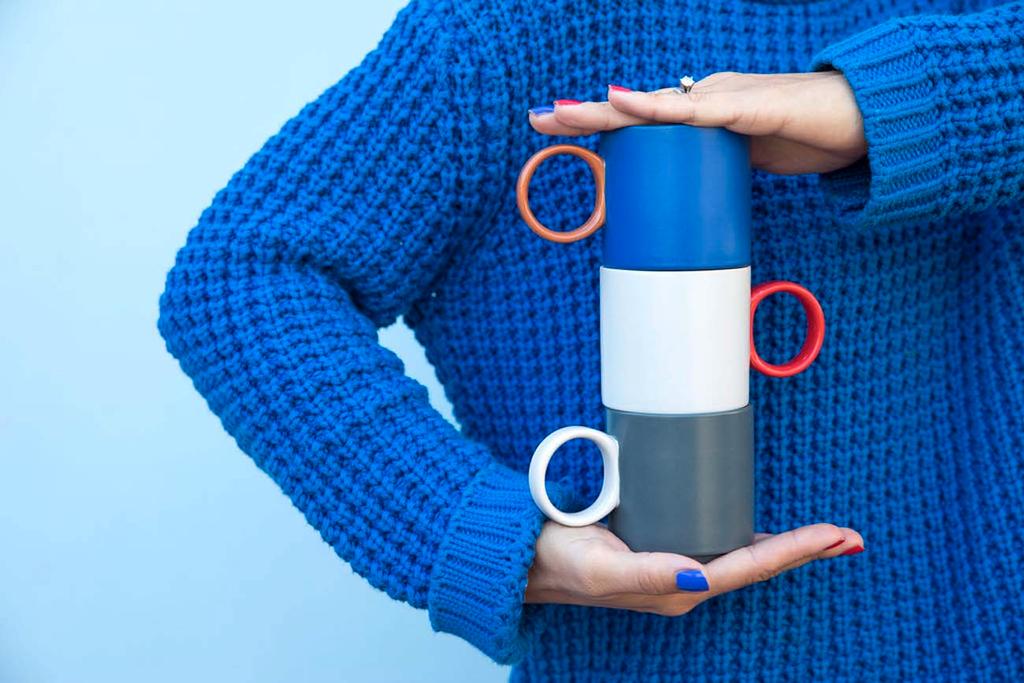 Mok Noor - blauw/bruin | Byon