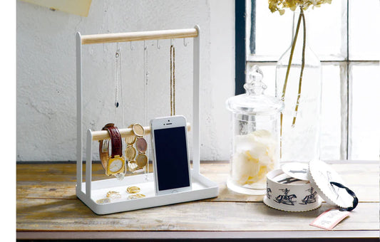 Accessoirehouder met 2 bars | Yamazaki - de inKijk