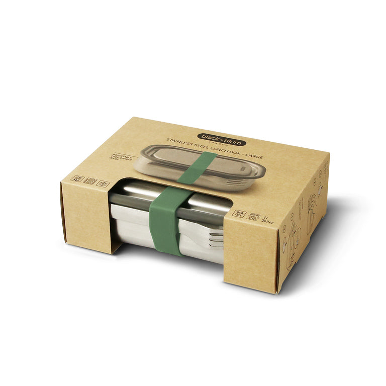 Stainless steel brooddoos large | Black+blum