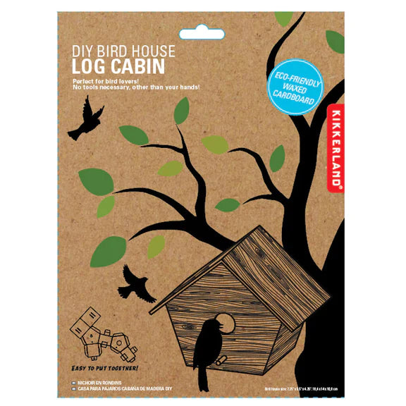DIY vogelhuisje - blokhut | Kikkerland - de inKijk